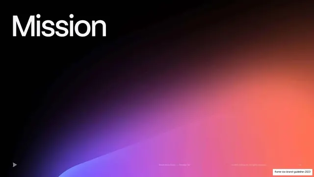 Mission section divider