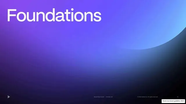 Foundations section divider