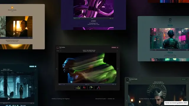 Putting it all together product collage, dark-mode, 3d-render, dark