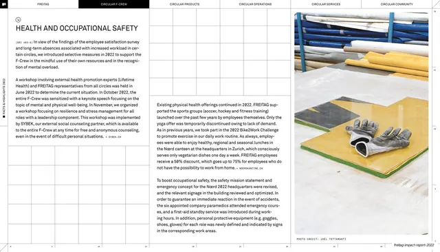 Health and safety split text and workshop photo