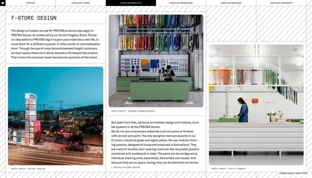 F-store design three-photo retail interiors page