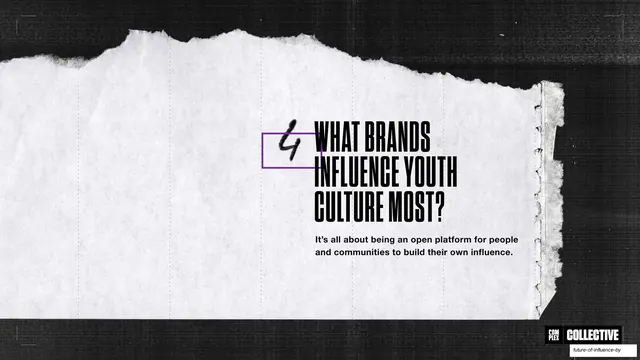 What brands influence youth culture section divider