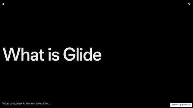 What is Glide section divider