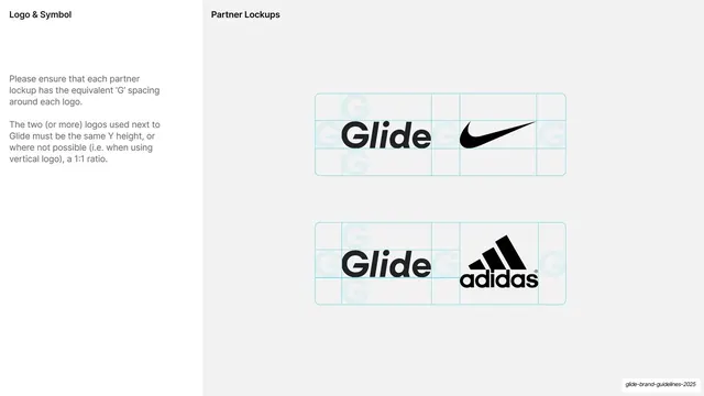 Partner lockups with Nike and adidas