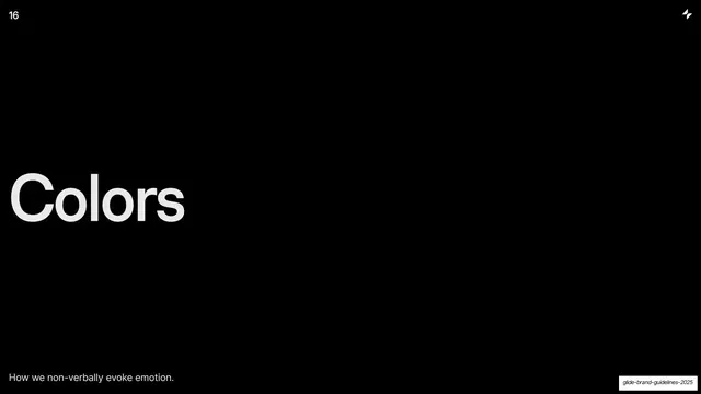 Colors section divider