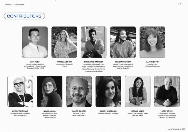 Contributors portrait grid