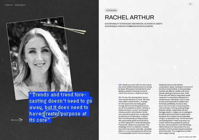 Rachel Arthur interview