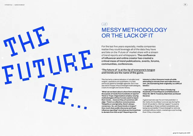 Messy methodology or the lack of it