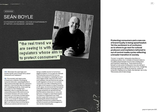 Seán Boyle interview spread