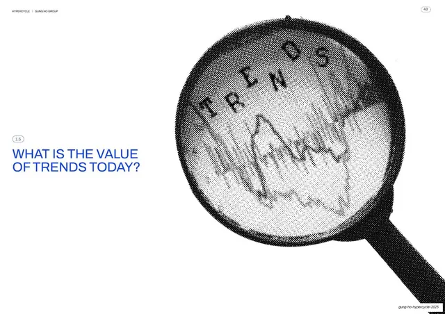 Value of trends magnifying-glass spread
