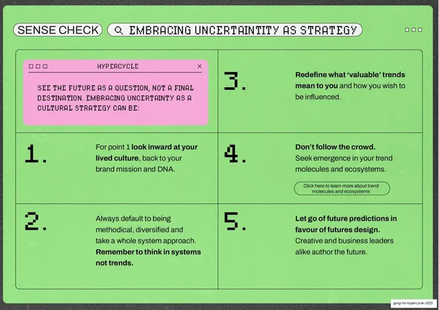 Sense Check five-step uncertainty grid