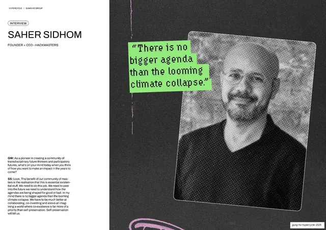 Saher Sidhom climate-collapse interview