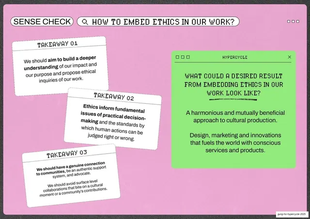Embed ethics takeaway cards sense-check