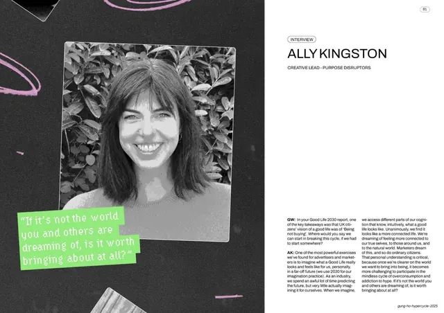Ally Kingston interview spread