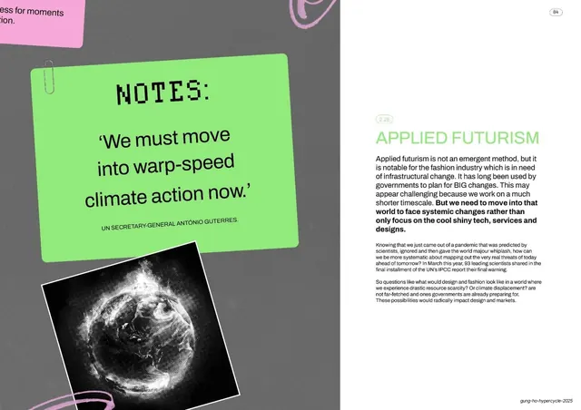 Applied Futurism warp-speed climate spread
