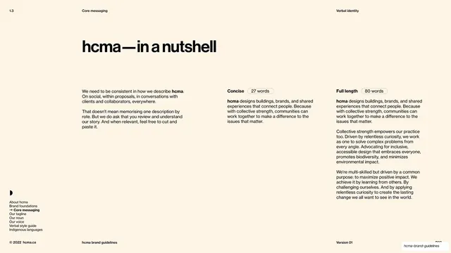 hcma in a nutshell messaging lengths