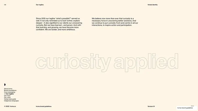 Our tagline curiosity applied