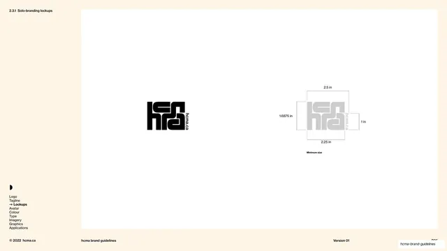 Solo-branding lockup spec