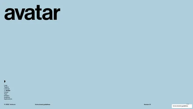 Avatar section opener, minimal, swiss, light