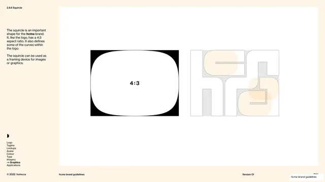 The squircle 4:3 brand shape
