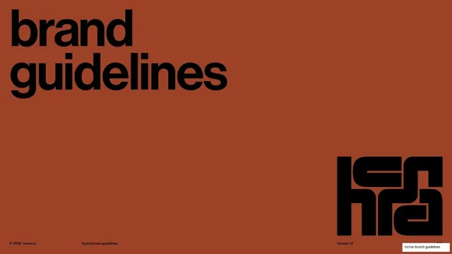 HCMA Brand Guidelines, editorial, minimal, warm