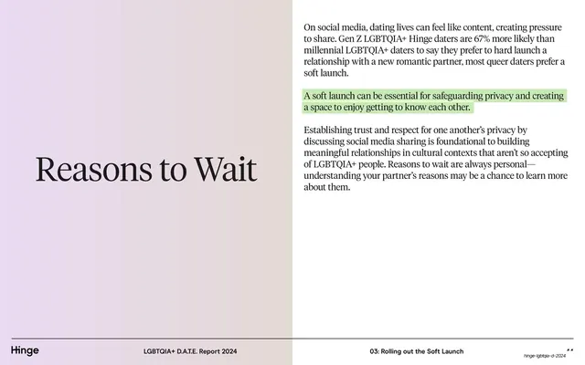 Reasons to Wait split headline body slide