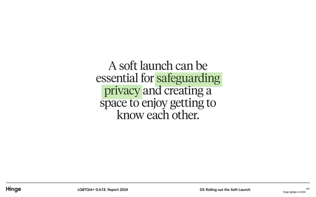 Soft launch safeguards privacy pull-quote