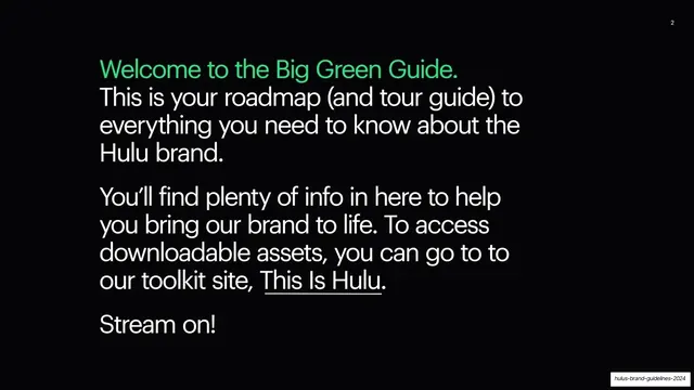 Welcome to the Big Green Guide