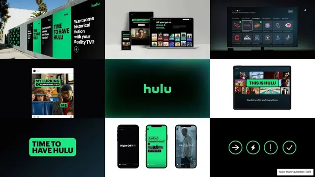 Brand application montage grid