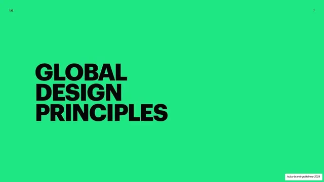 Global Design Principles section divider