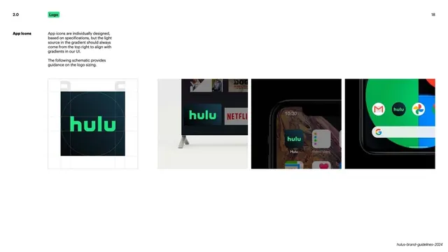 App icons construction and examples