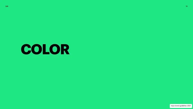 Hulu COLOR section divider