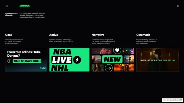 Hulu type expression overview