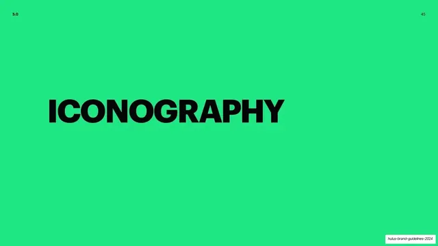 Iconography section divider