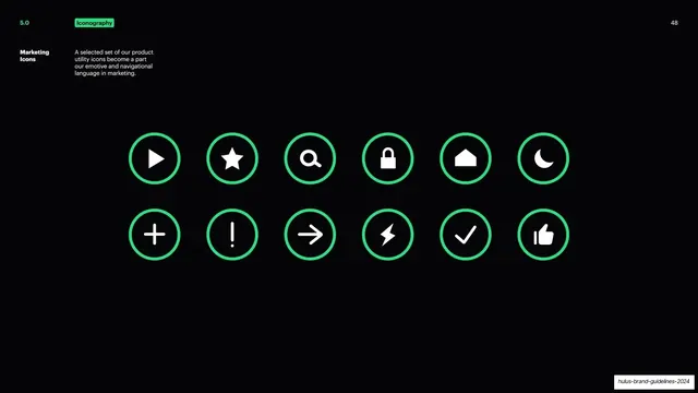 Hulu marketing icons grid