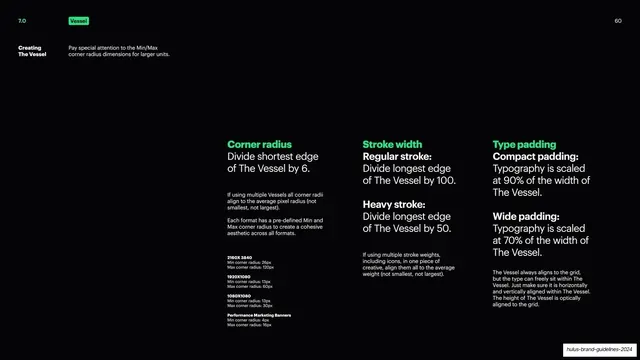 Creating The Vessel, three rules