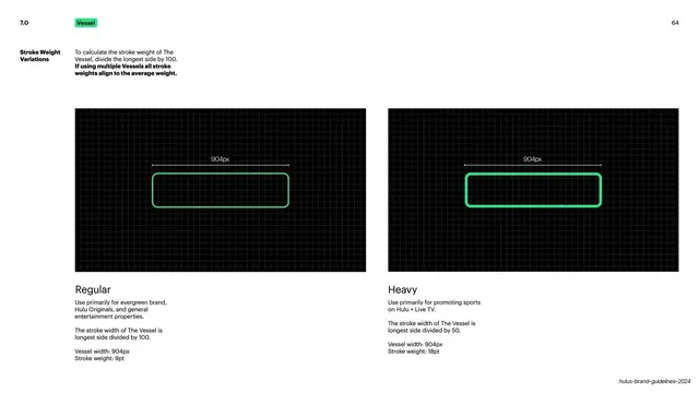 Stroke weight variations