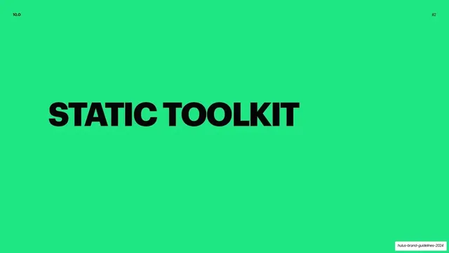 Static Toolkit section divider