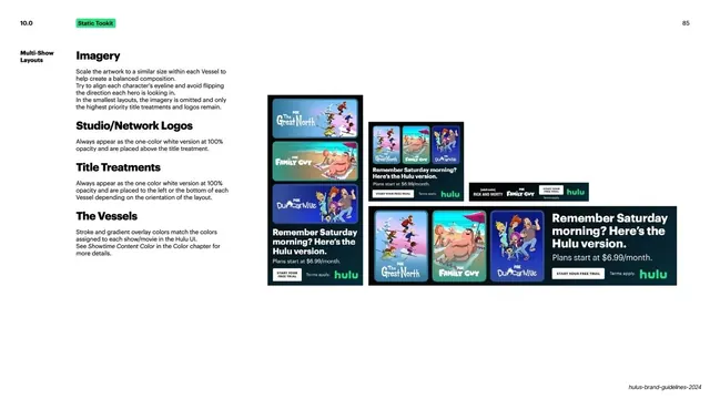 Multi-show layouts