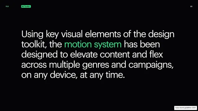 Motion system purpose statement