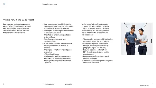 What's new in the 2023 report