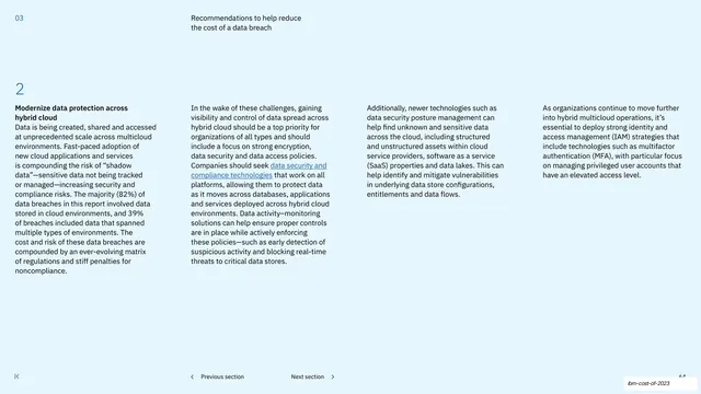 Recommendation 2 four-column body copy, minimal, corporate-clean, light
