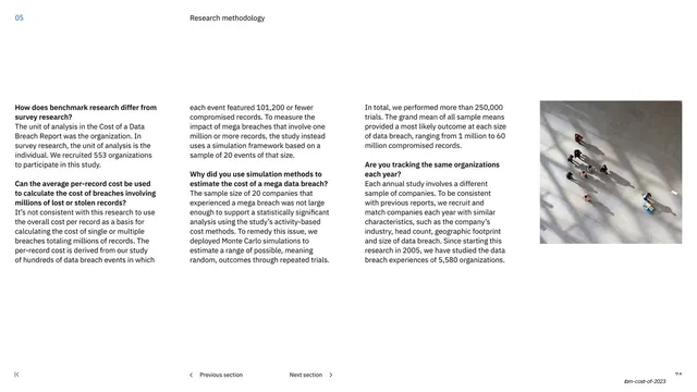 Benchmark vs survey research FAQ with crowd photo, editorial, minimal, light
