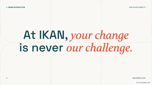 IKAN brand statement, editorial, minimal, light