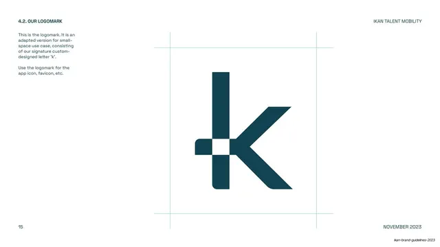 IKAN logomark construction