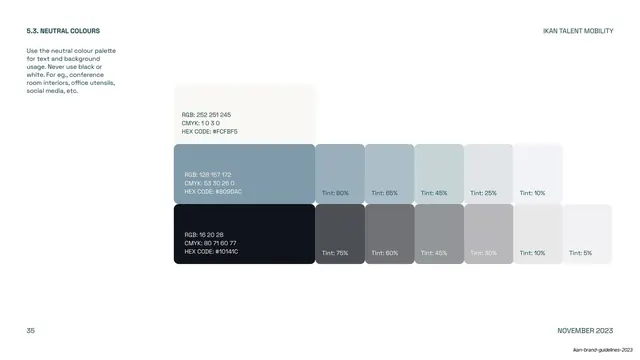IKAN neutral colours, minimal, swiss, muted