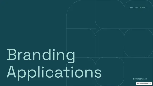 IKAN branding applications divider