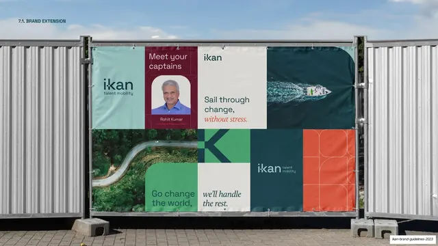 IKAN outdoor banner mockup