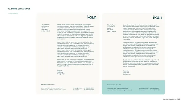 IKAN letterhead templates