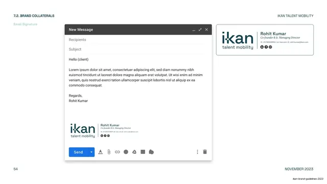 IKAN email signature spec